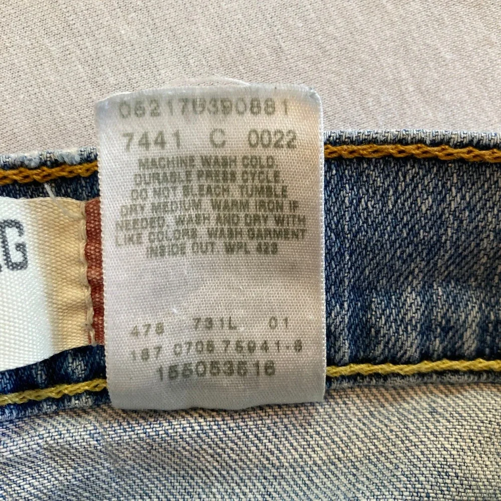 Vintage Levis 505 Straight Leg Jeans Womens 6S‎ Light Wash Blue Denim